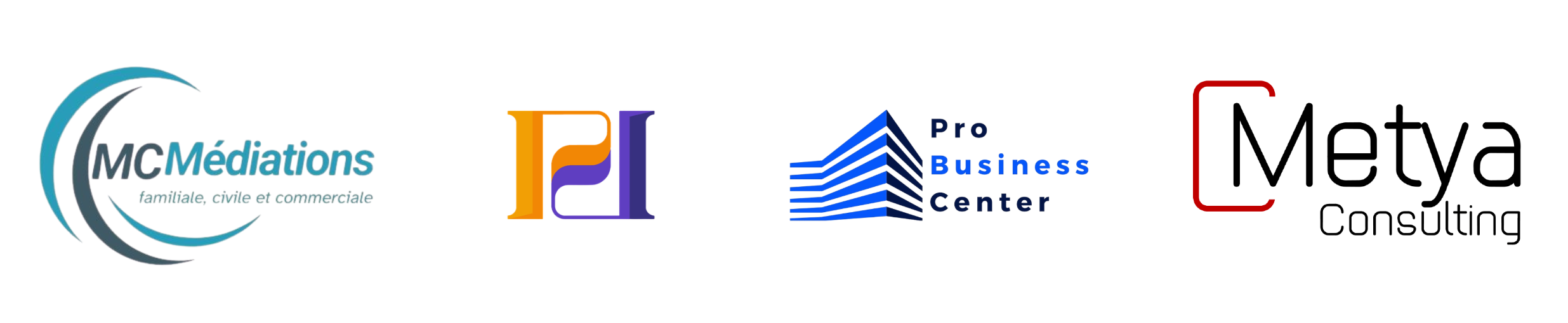 MC médiations Pro Business Center et Metya Consulting logos